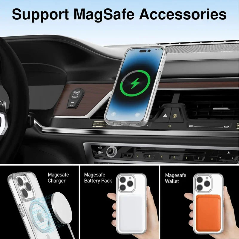 Premium Space TPU Case for iPhone 15, 15 Pro 15 Pro Max, 14, 14 Pro Max, and 14 Pro - Crystal Clear, Shockproof, Military-Grade Protection, iPhone Back Covers